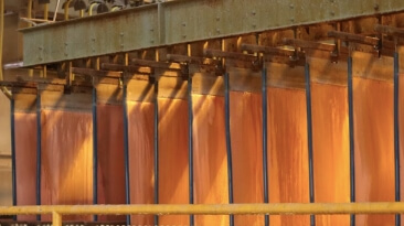 ROM and Crushed Chalcopyrite Ore